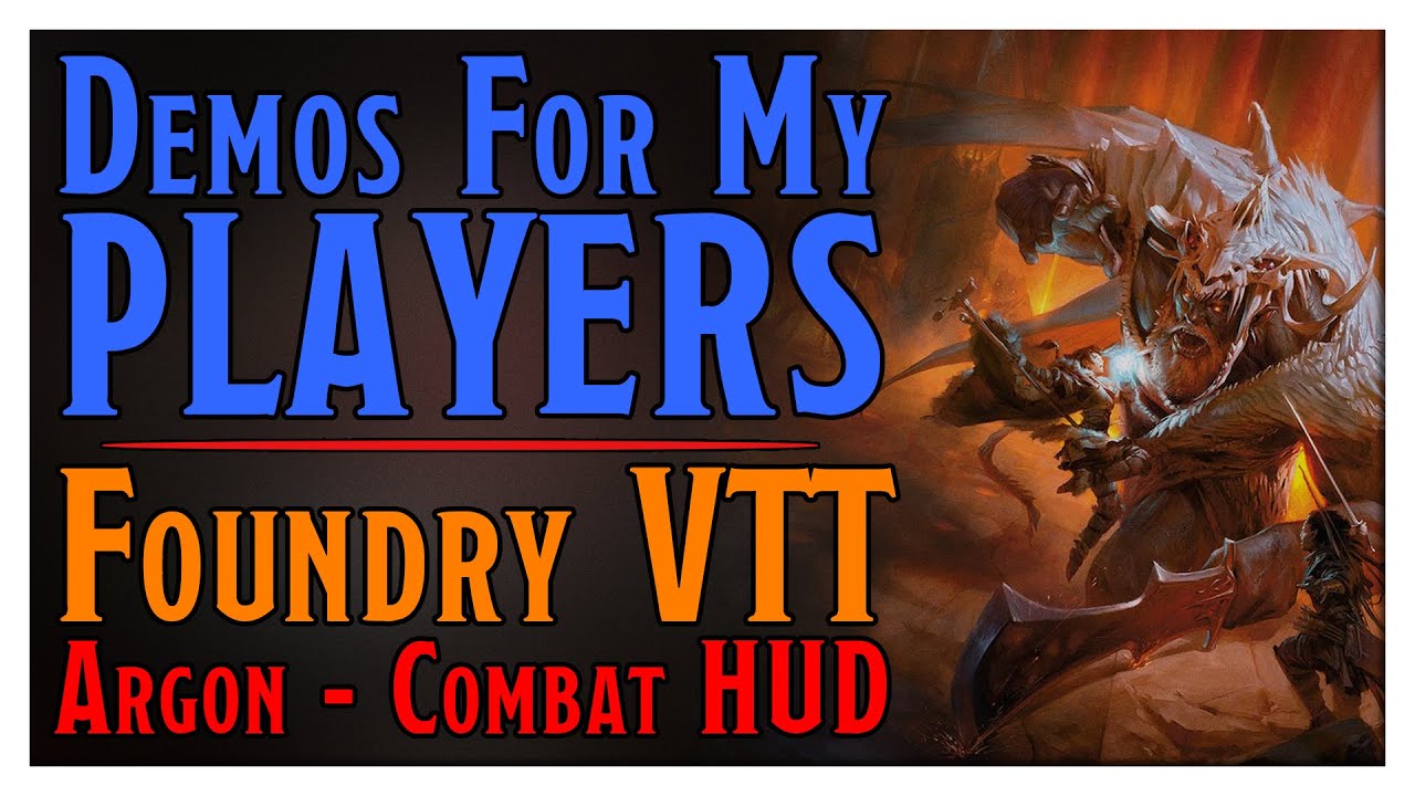 For My Players - Foundry VTT Modules - Argon Enhanced Combat HUD