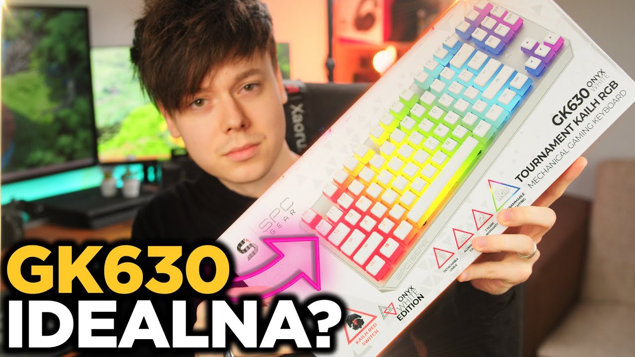 NAJŁADNIEJSZA KLAWIATURA SPC! 😍 (konkurs) - SPC GK630 Onyx White PBT | Test i Recenzja