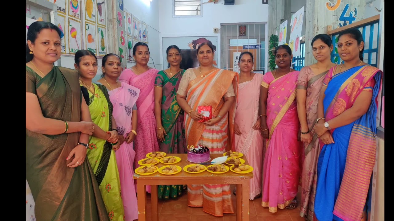 My birthday celebration by teachers and students 💐