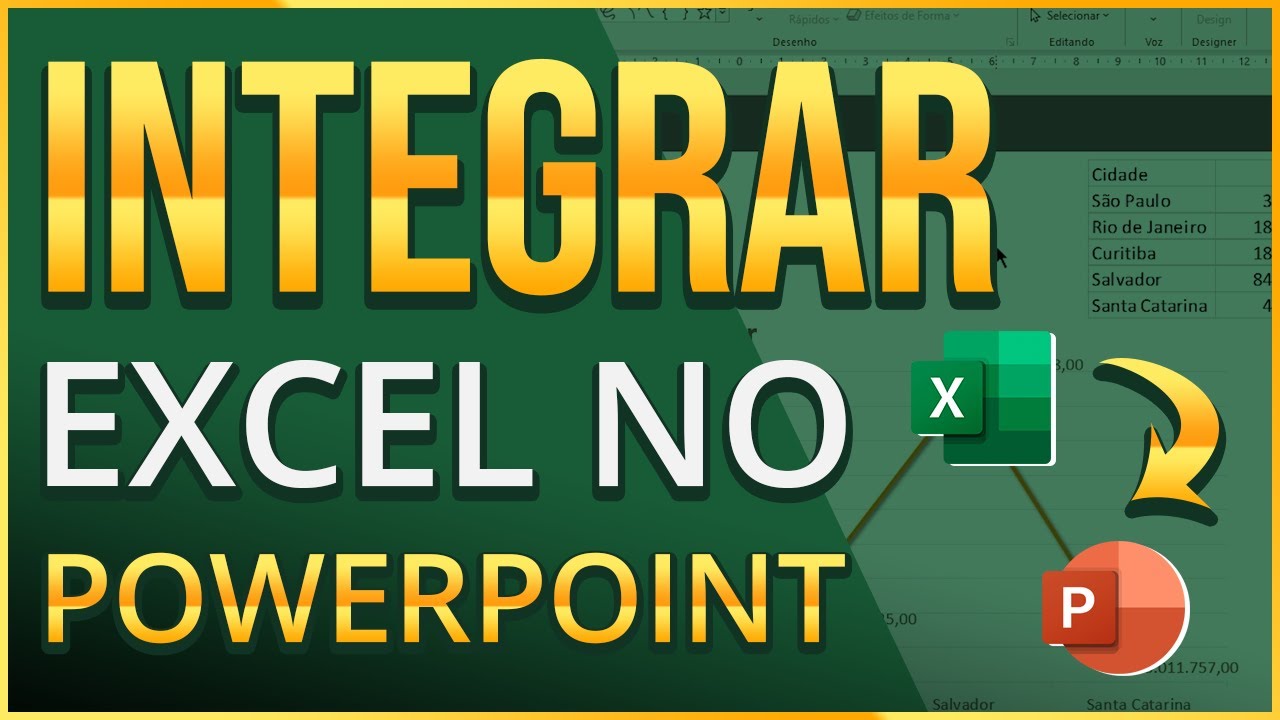 COMO INTEGRAR EXCEL COM POWERPOINT - Aprenda a Inserir Gráficos do Excel no PowerPoint