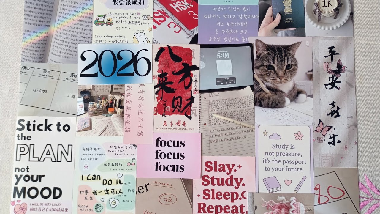 Creating My 2026 Vision Board | A Realistic Guide