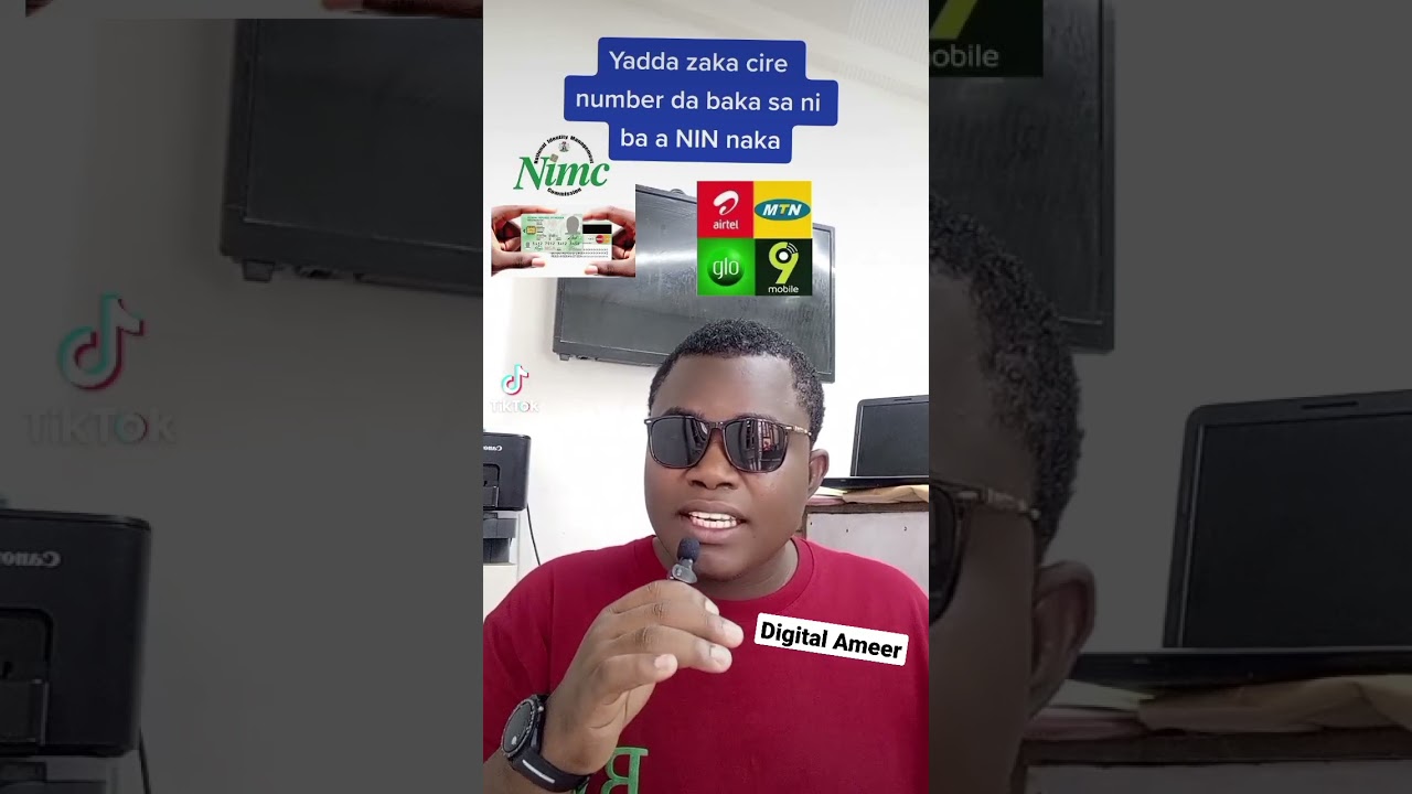 Yadda zaka cire ko rage number da aka hada da NIN naka