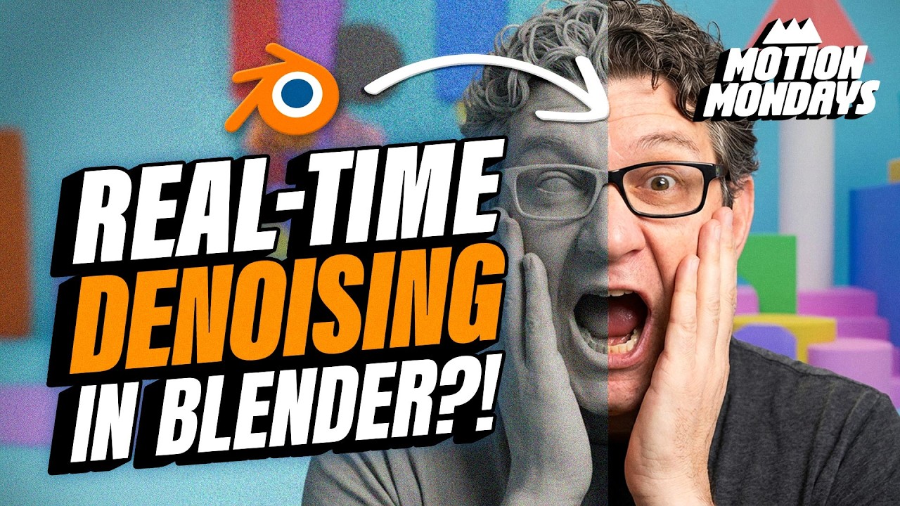 Удаление шума в реальном времени в Blender + Джони Айв отказывается от сенсорных экранов | Motion...