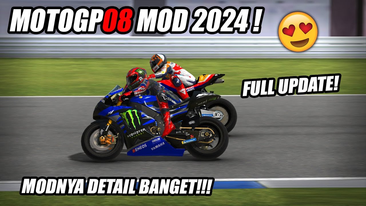 AKHIRNYA RILIS JUGA ! REVIEW PERDANA MOTOGP08 MOD 2024 !