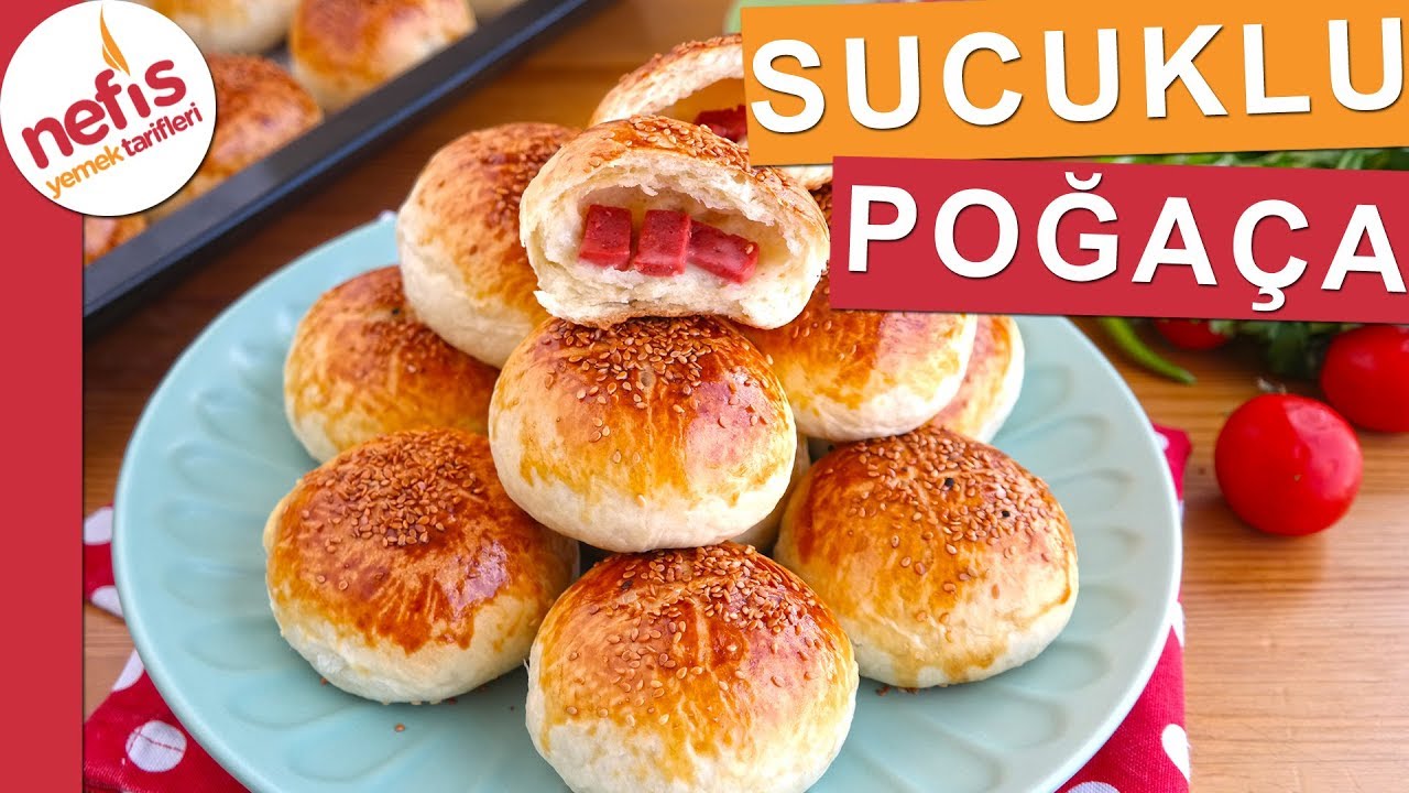 Kolay Sucuklu Poğa&ccedil;a Tarifi - Mayalı hamurdan yumuşacık