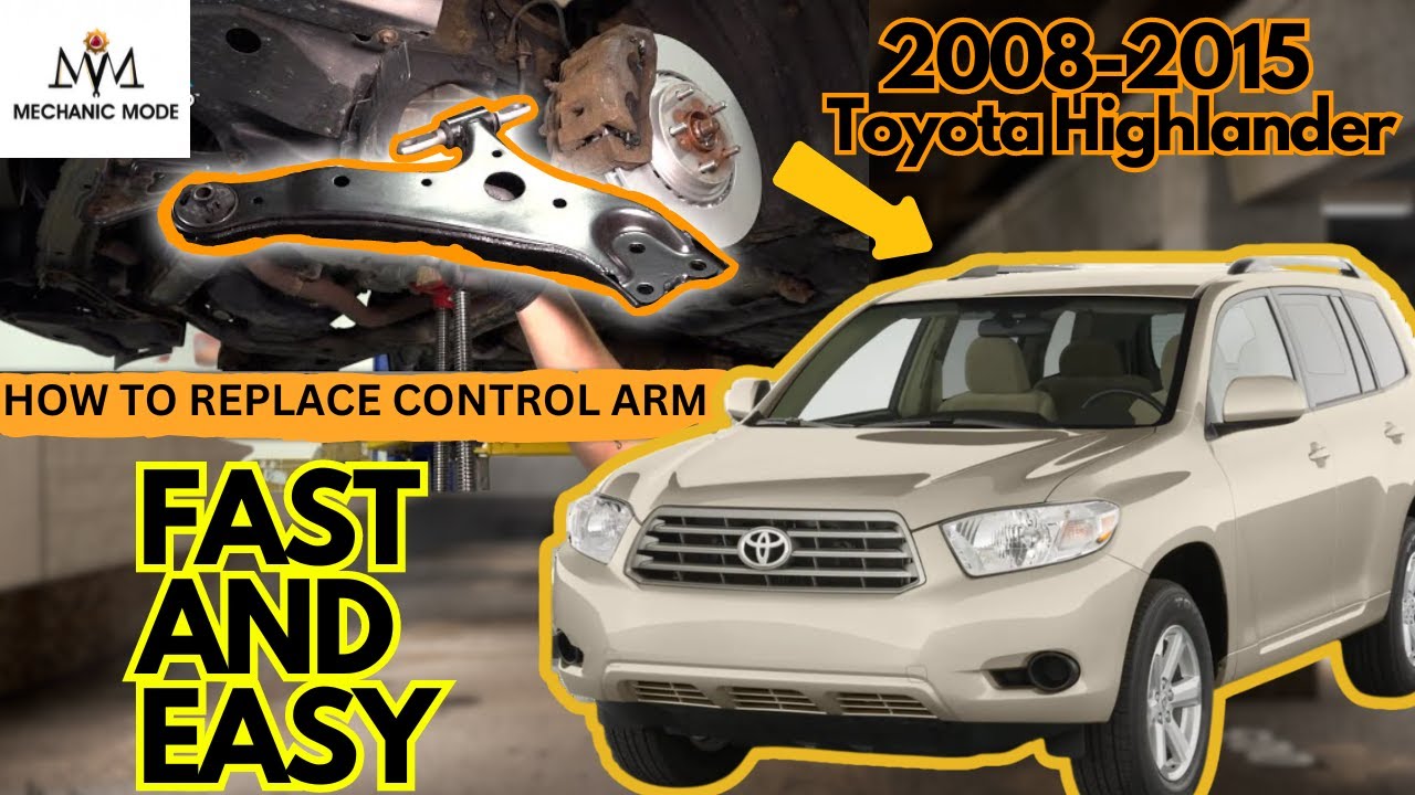 Замена переднего рычага подвески Toyota Highlander 2008-2015 (Best Way)