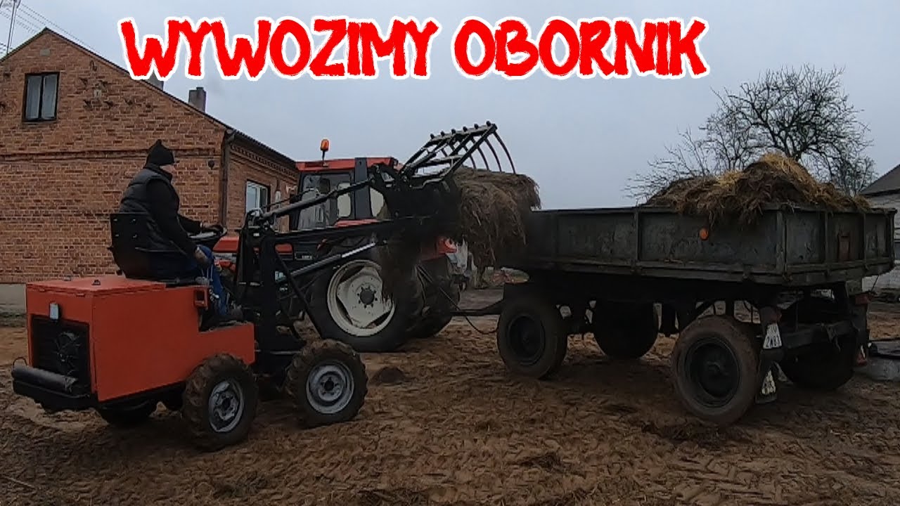 Wywóz obornika | Ładowarka, Case i Ursus | Wtopa #24