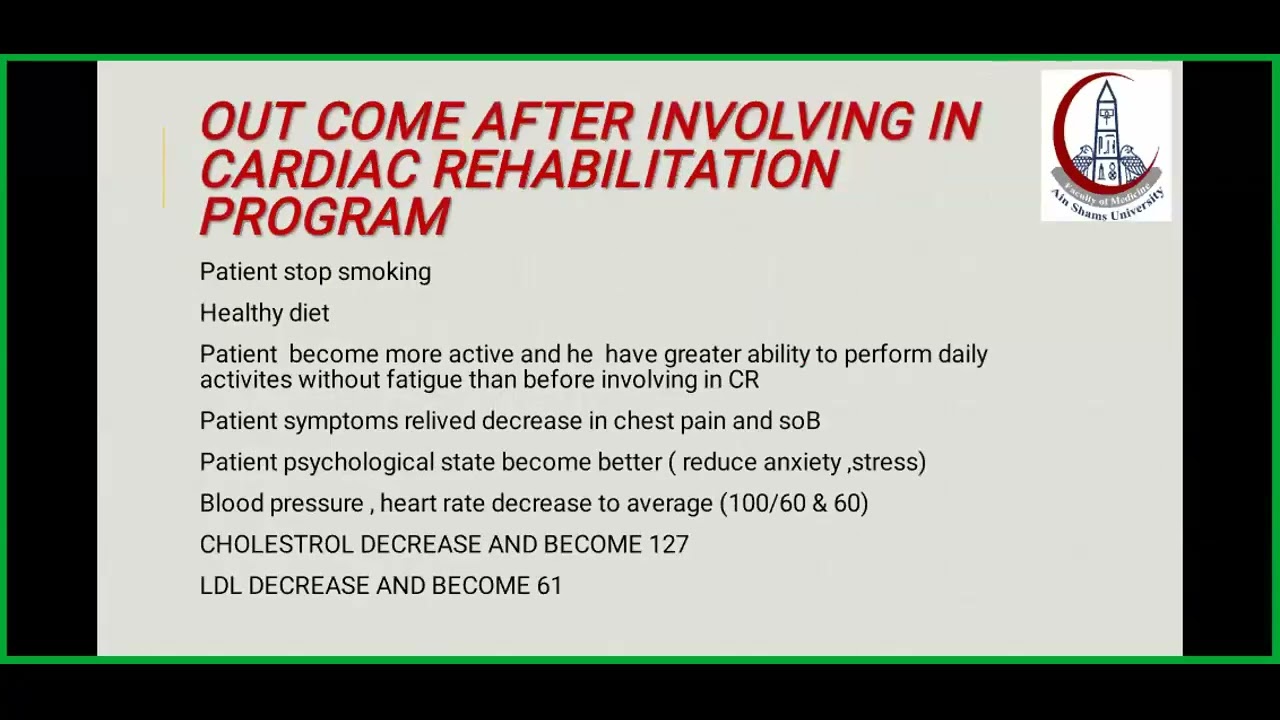 module 3 (Dr Hazem Cardiac rehabilitaion)