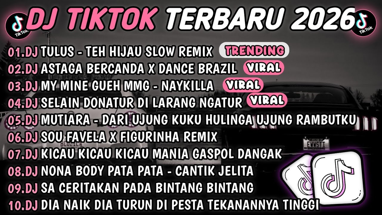 DJ TIKTOK TERBARU 2026🎵DJ TEH HIJAU - TULUS 🎵DJ ASTAGA BERCANDA X DANCE BRAZIL 🔥