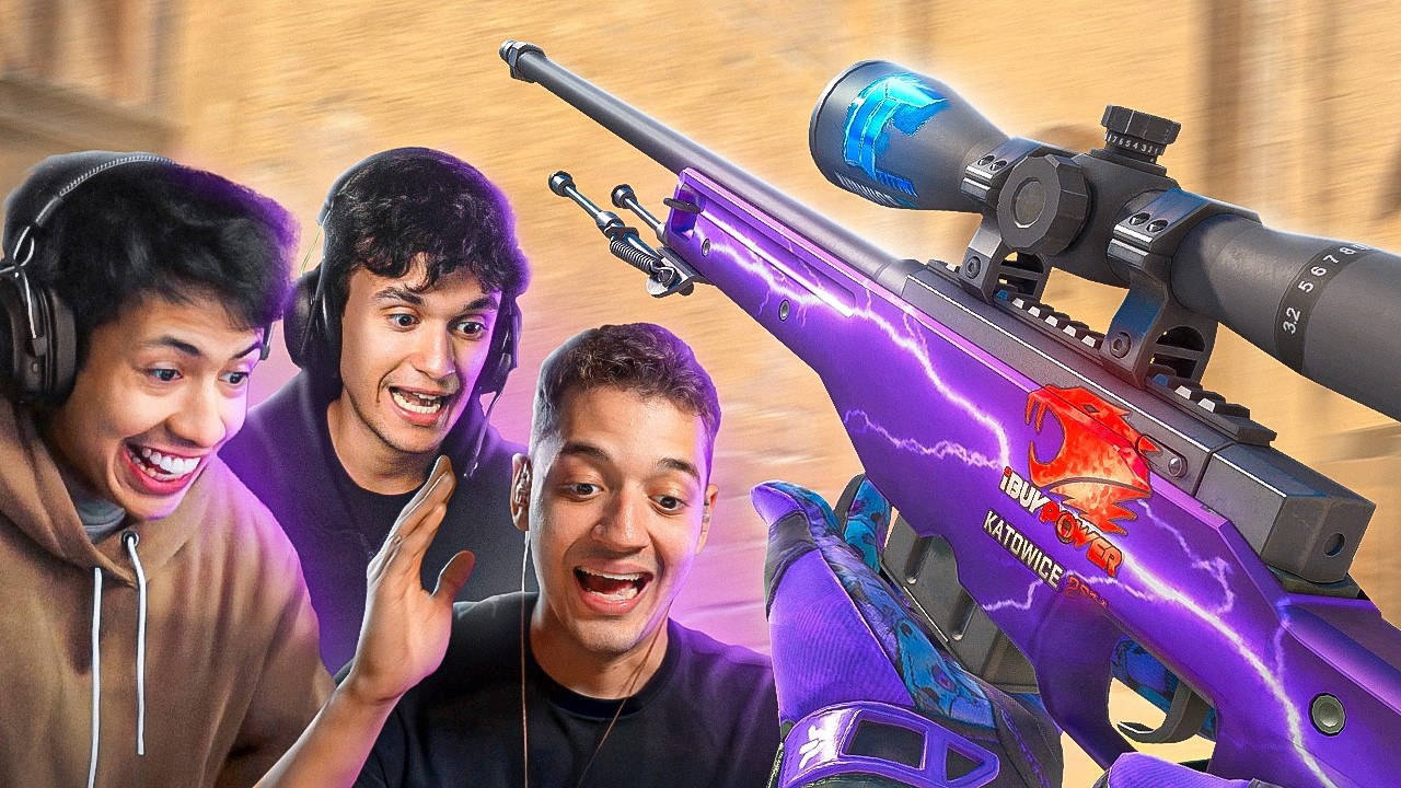 REAÇÃO DOS MEUS AMIGOS AO VEREM MINHA NOVA AWP TITAN & IBUYPOWER ÚNICA NO CS 2 DE 60 MIL REAIS…