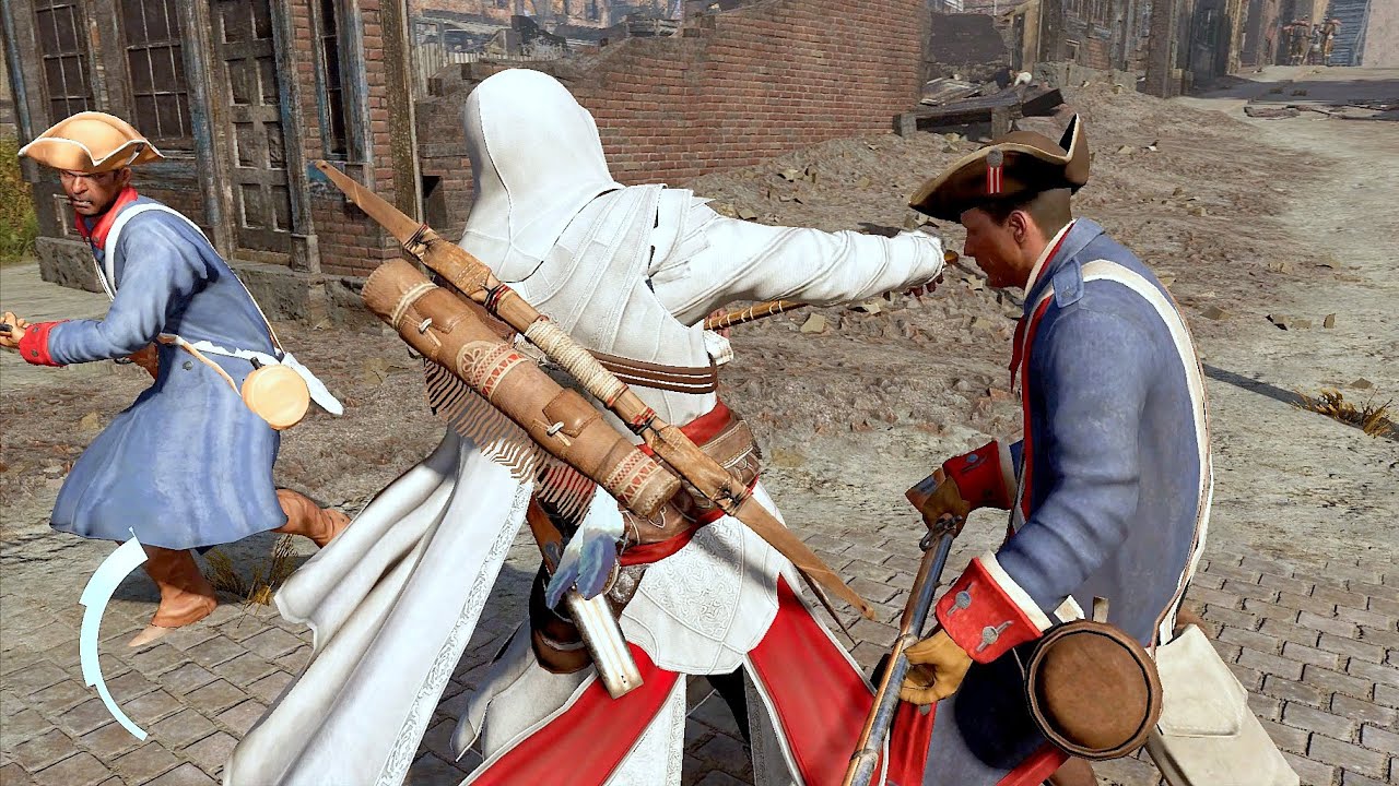 Assassin's Creed 3 Remastered Ezio`s Outfit &  Obwandiyag's War Club Rampage PC Ultra Settings