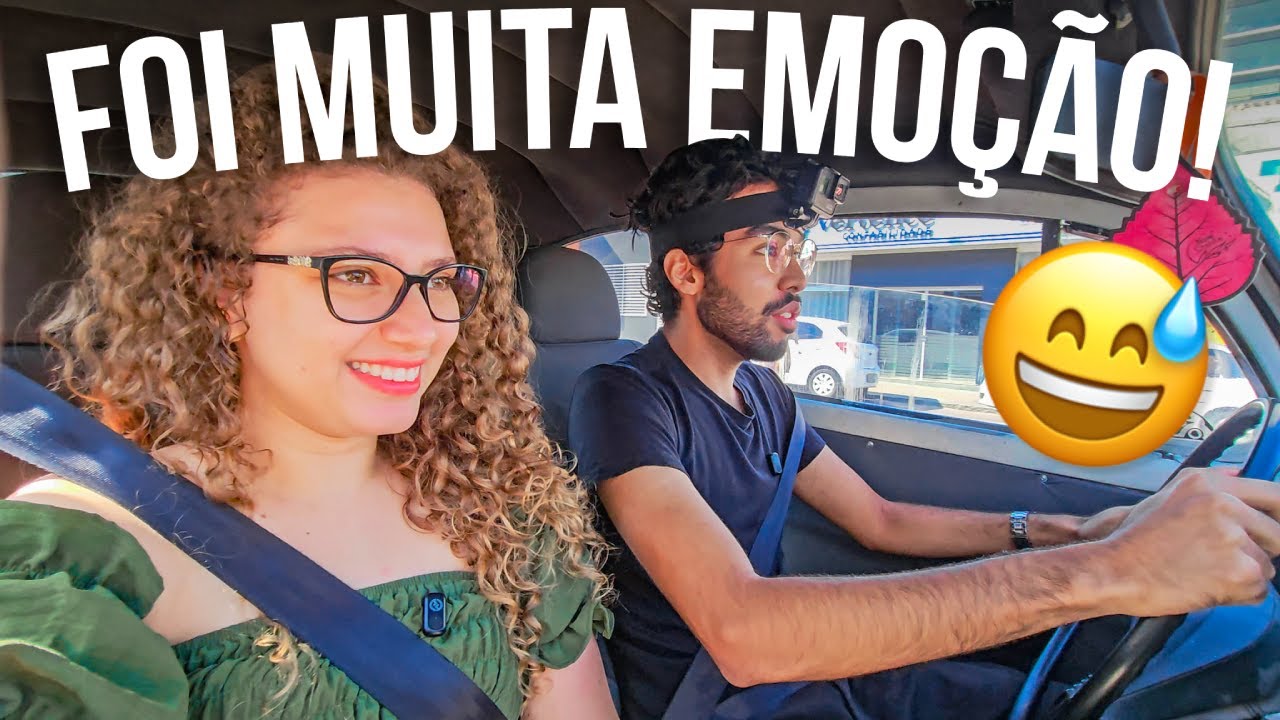 Dirigindo nosso FUSCA de 1979 pela primeira vez na vida (quase deu ruim kkk)
