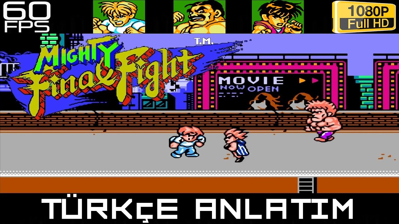 Mighty Final Fight Türkçe Anlatımlı Full Oynanış