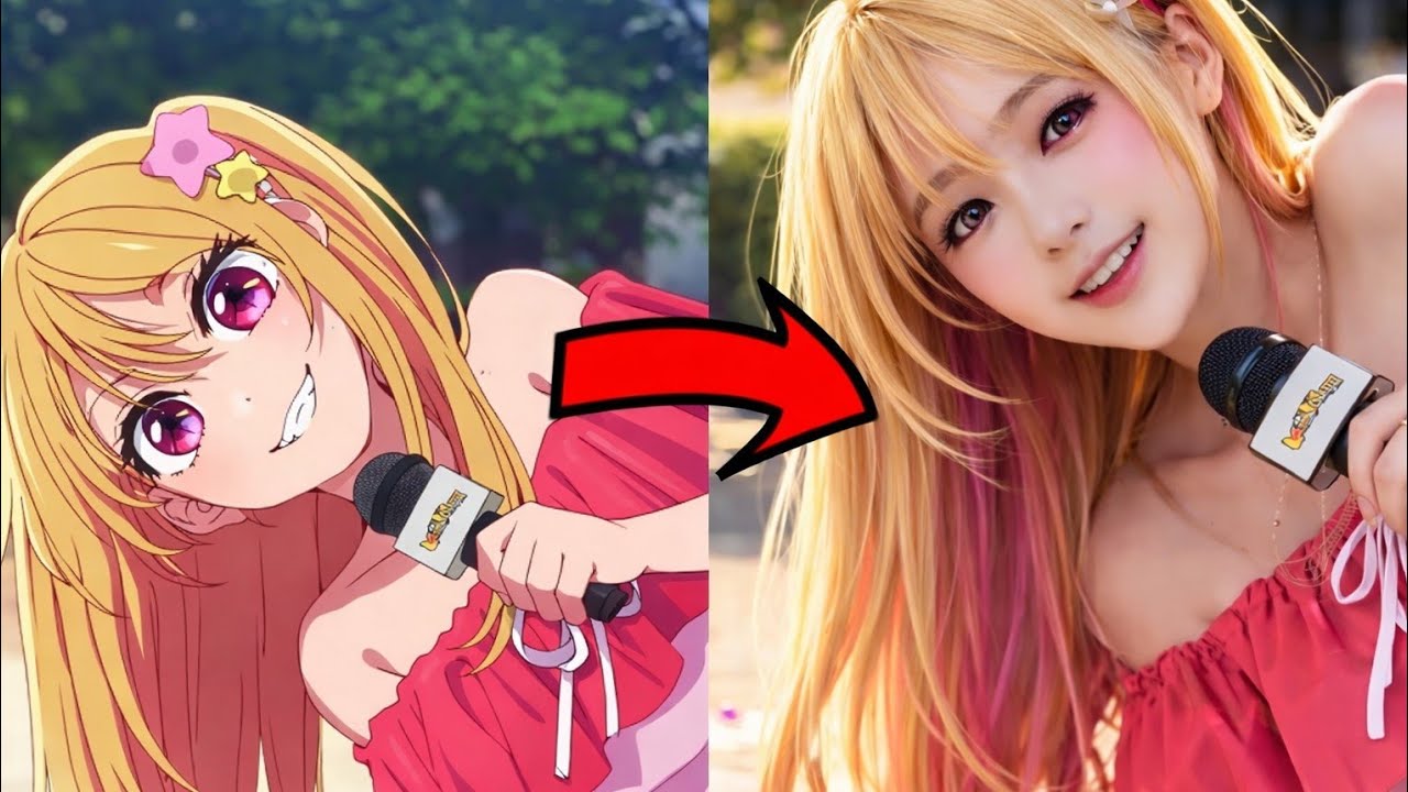 OSHI NO KO Anime Characters In Real Life.