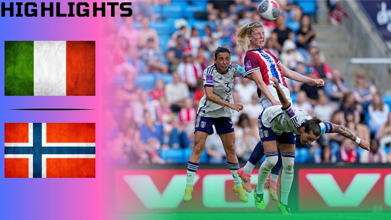 Italy v Norway | Women’s European Qualifiers 2025 | Match Highlights