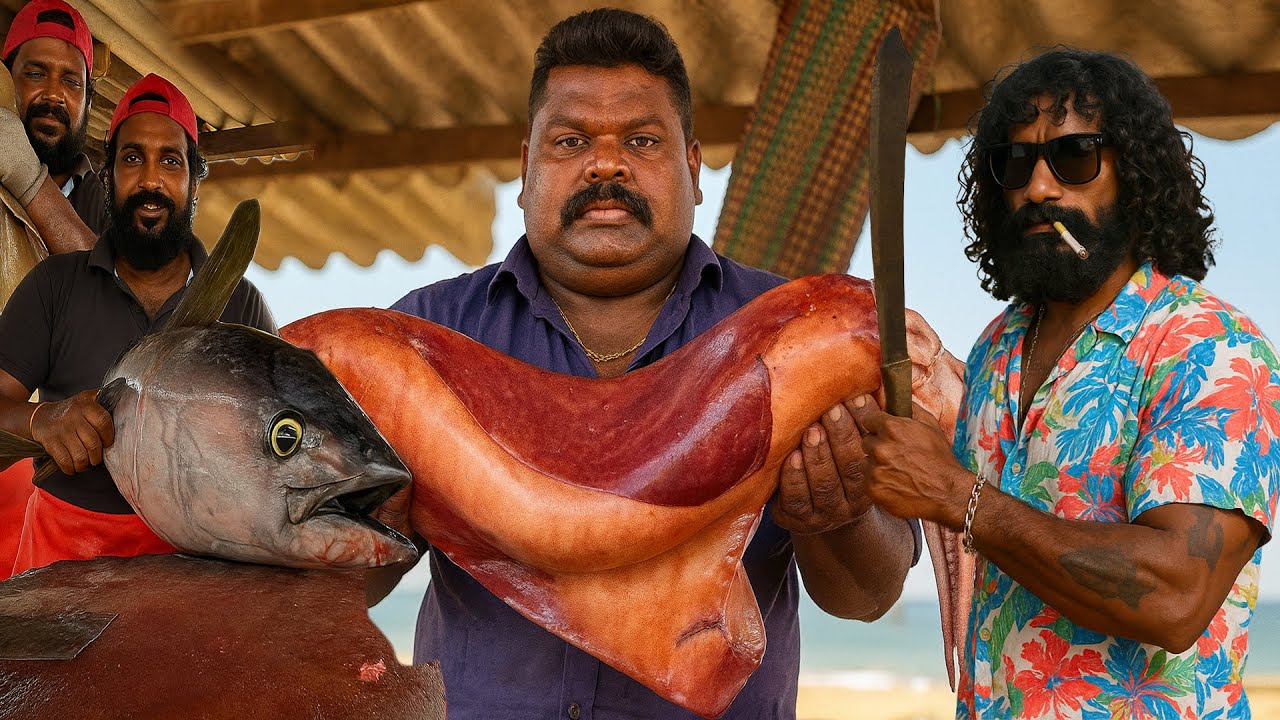 Mr Ravi vs Kasimedu Speed Selvam &ndash; Epic Fish Cutting Battle of the Masters