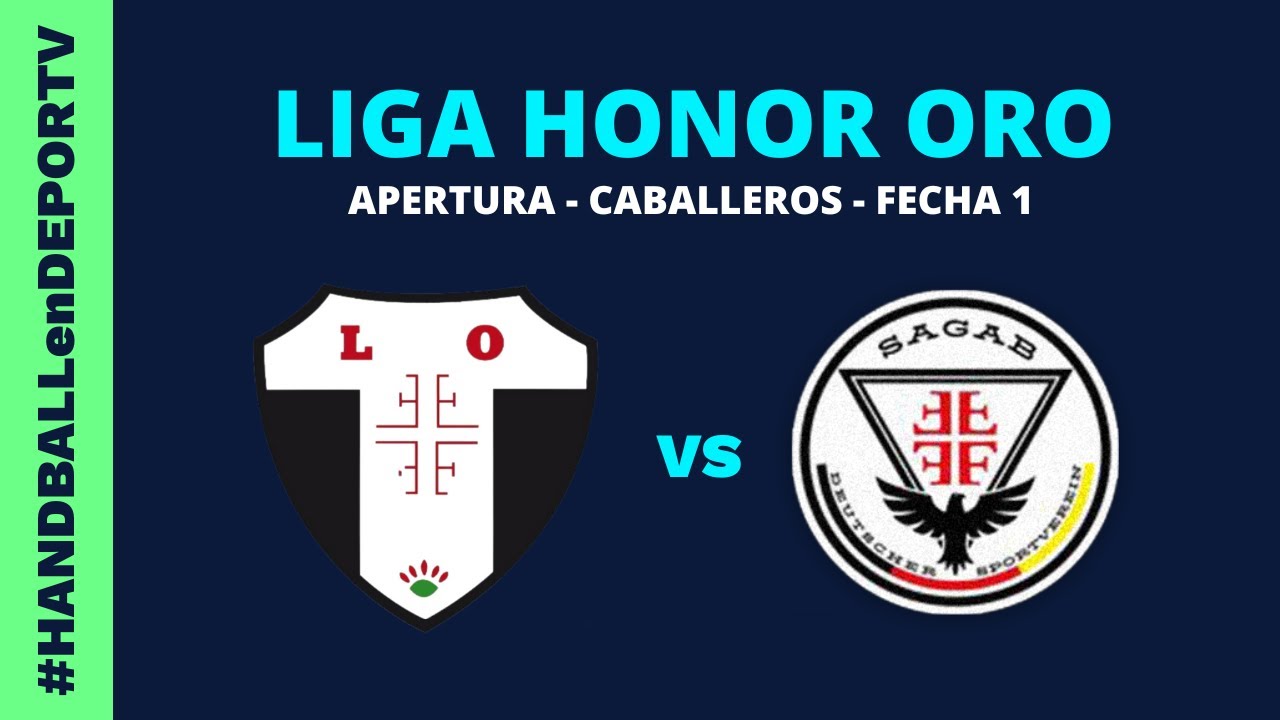 SEDALO vs SAG Lomas - Liga de Honor Oro Caballeros - Torneo Clausura Fecha 1 - #HANDBALLenDEPORTV