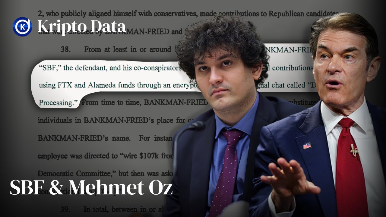Unlawful Political Donations by Bankman-Fried Including Mehmet Oz #ftx