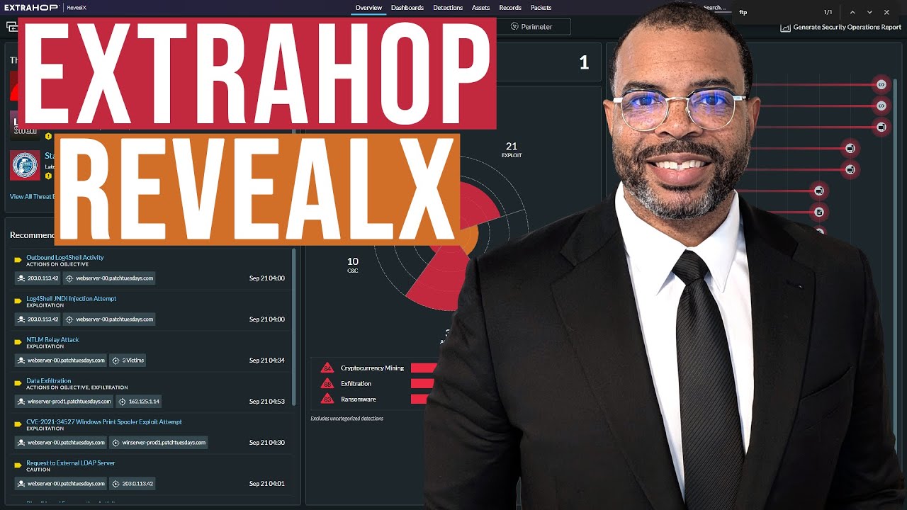 Поиск угроз кибербезопасности с помощью ИИ с ExtraHop RevealX