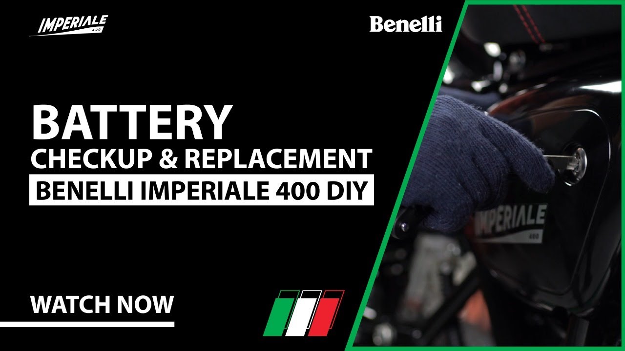 Battery Checkup & Replacement | Benelli Imperiale 400 DIY