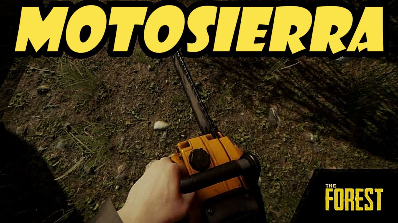 Donde encontrar la MOTOSIERRA en The Forest ✔️