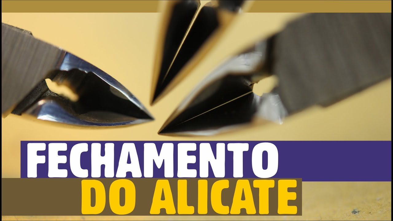 FECHAMENTO DO ALICATE DE CUTÍCULA IDEAL PARA MANICURE
