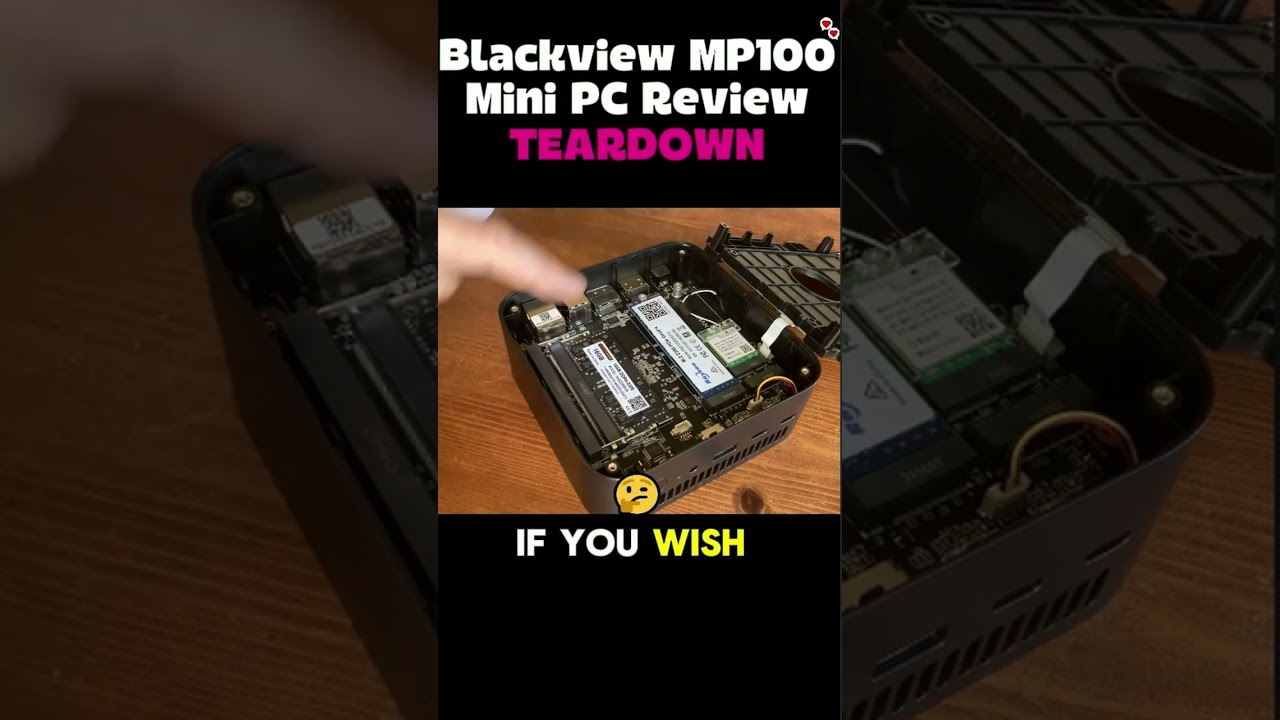 Rozebraliśmy Blackview MP100 Mini PC 🔧