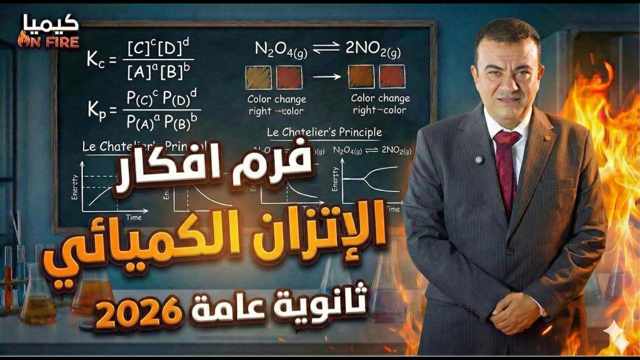 فرم أفكار الإتزان الكميائي .... ثانوية عامة 2026
