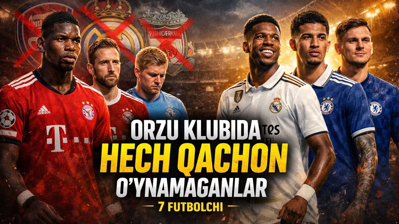 ORZUSIDAGI JAMOADA O'YNAY OLMAYDIGAN FUTBOLCHILAR. #football #shorts #uefa #laliga