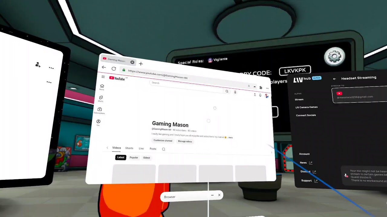 Among us vr Part 7: My headset turned off by itself!?