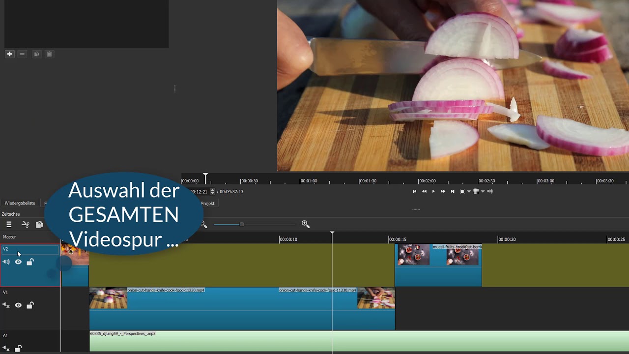 #03/12 Shotcut - Titel und Texte einfügen - Shotcut