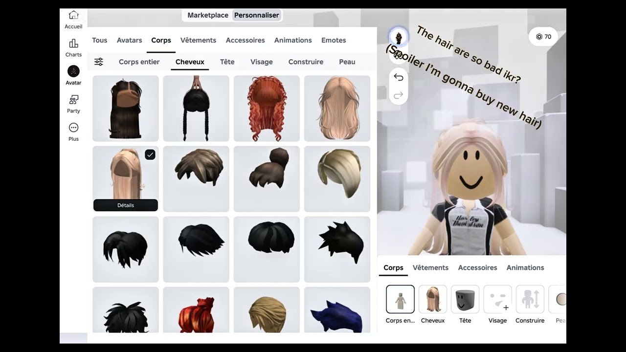 Making my rblx avatar ✨🙂💔