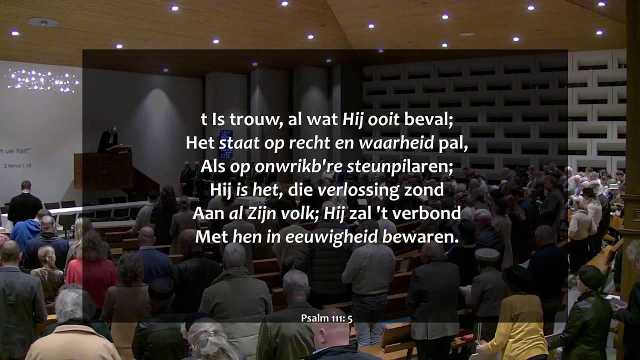 Avonddienst 1 maart 2026 - Dankzegging HA