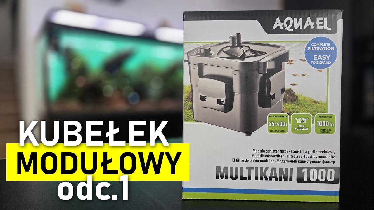 Nowe Multikani 1000 Aquael - Filtr Kubełkowy