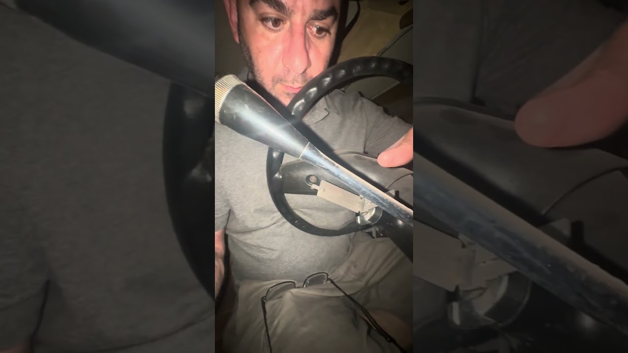 Semi truck driver snapped his key off in his door. Lock late at night in Tempe, Arizona