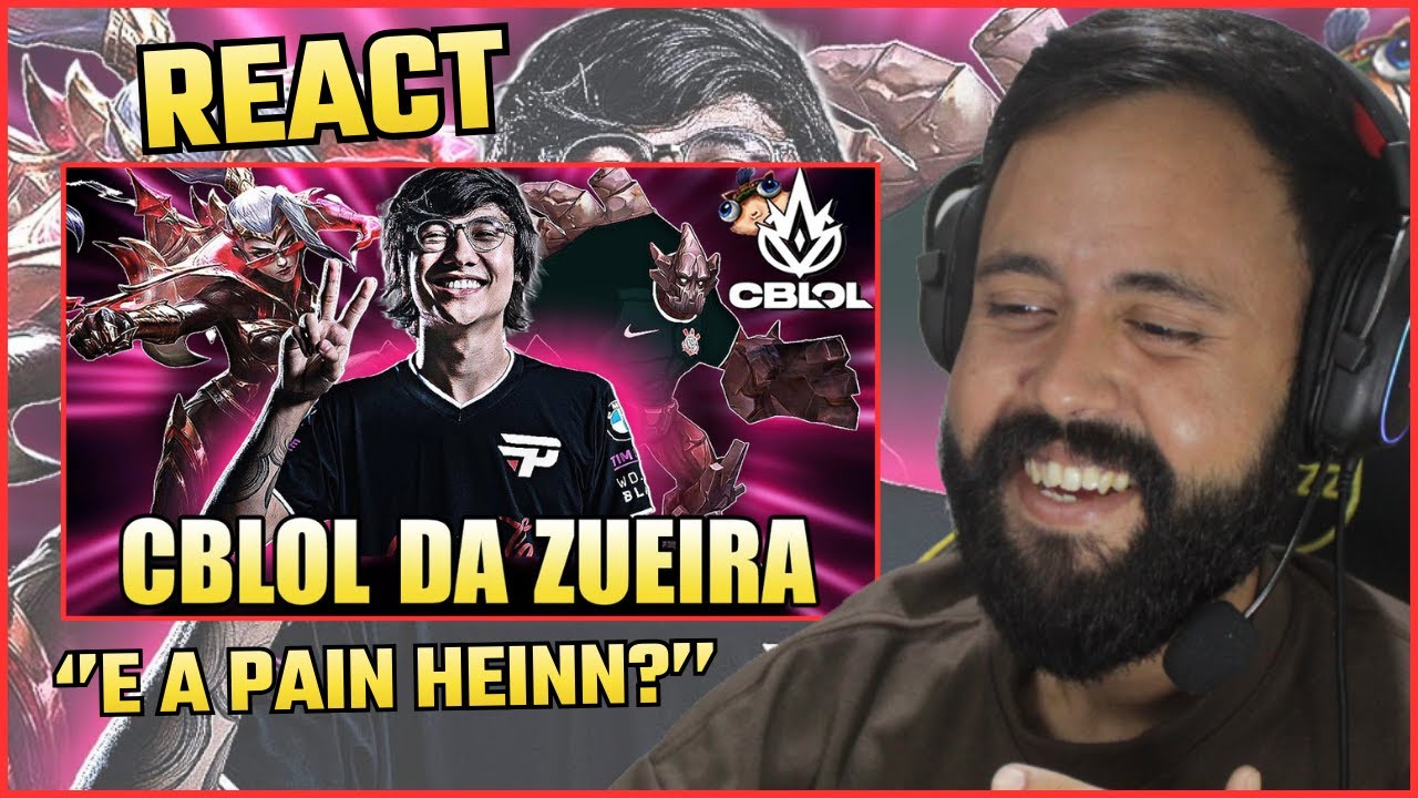 REACT BRONZIOCRE: QUANDO o LIDER do CBLOL PEGA VAYNE TOP e MALPHITE JUNGLE - CBLOL DA ZUEIRA