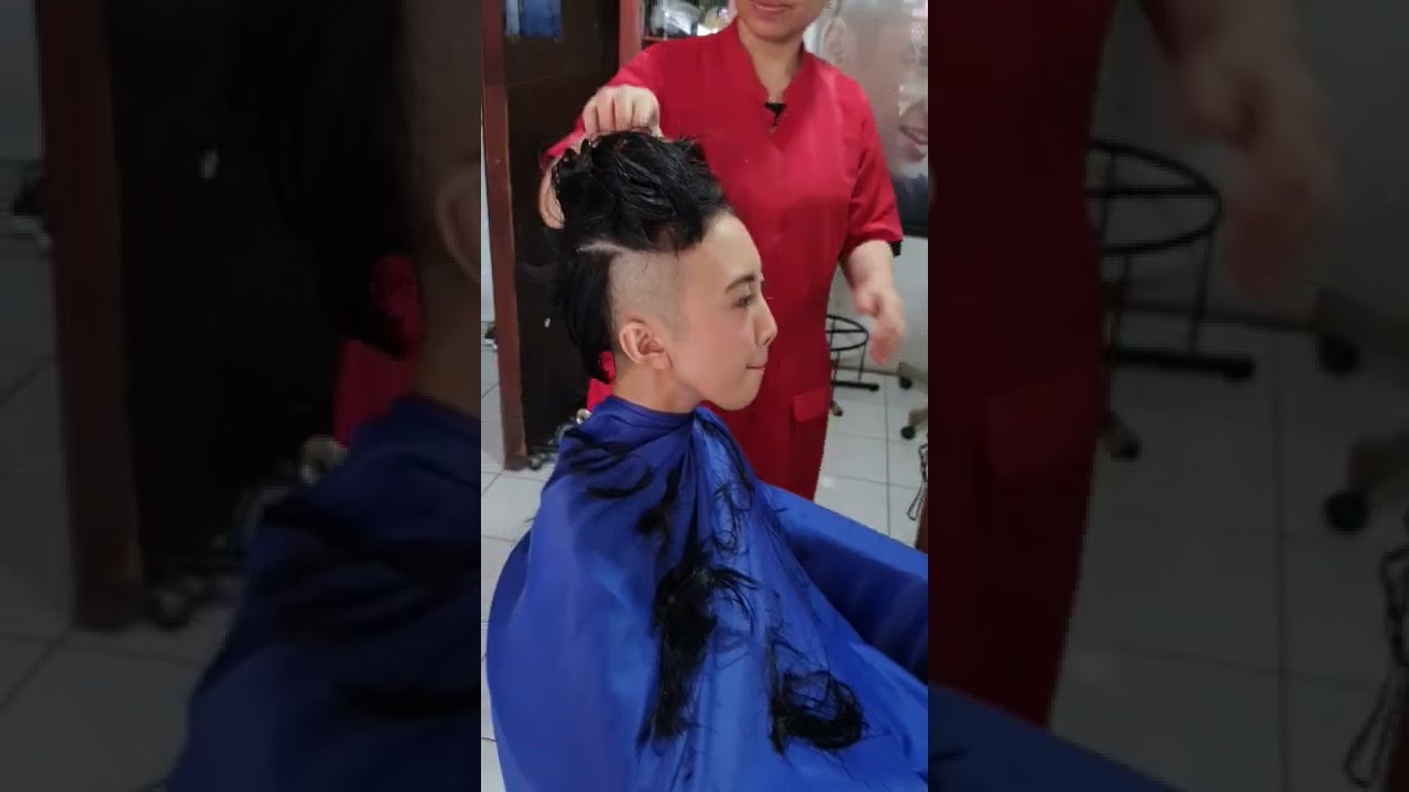 cukur undercut bob