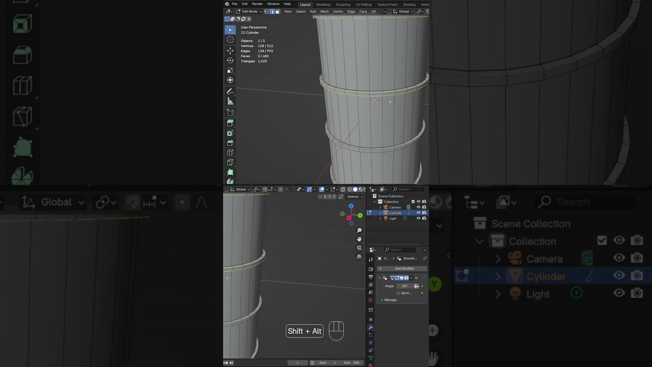Modeling a Metal Barrel in Blender