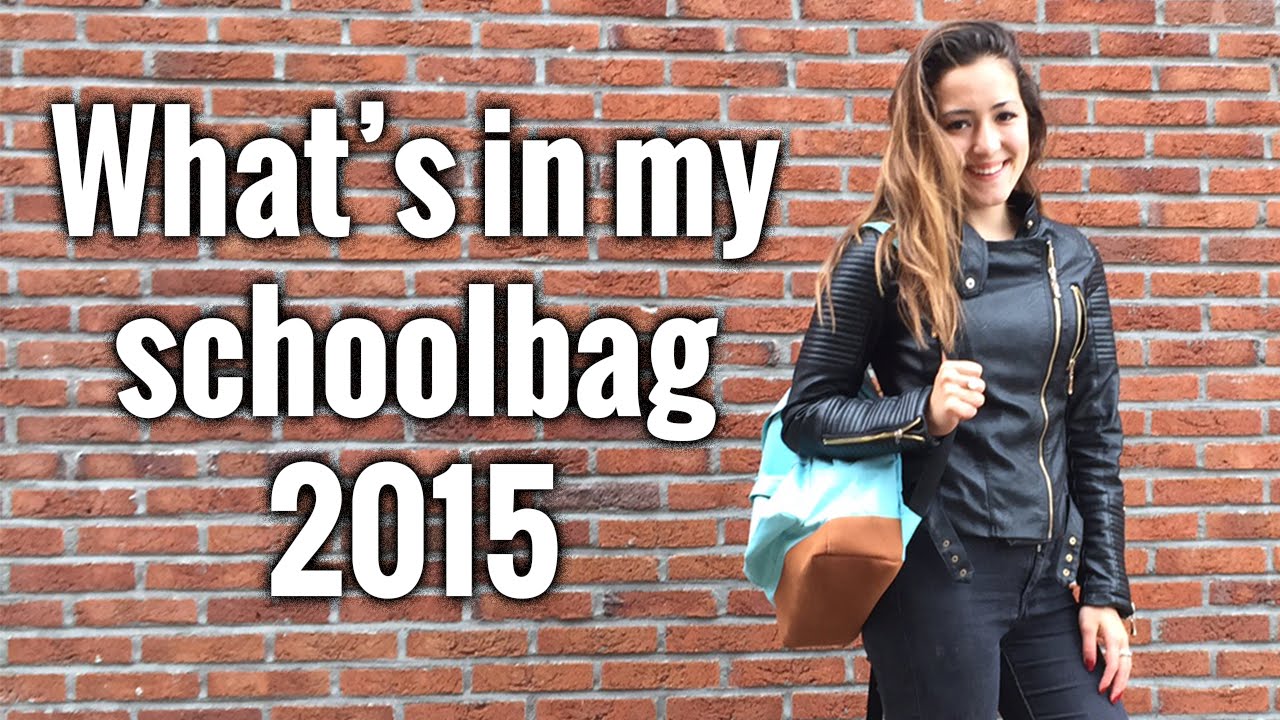 What's in my schoolbag 2015 | Jiami
