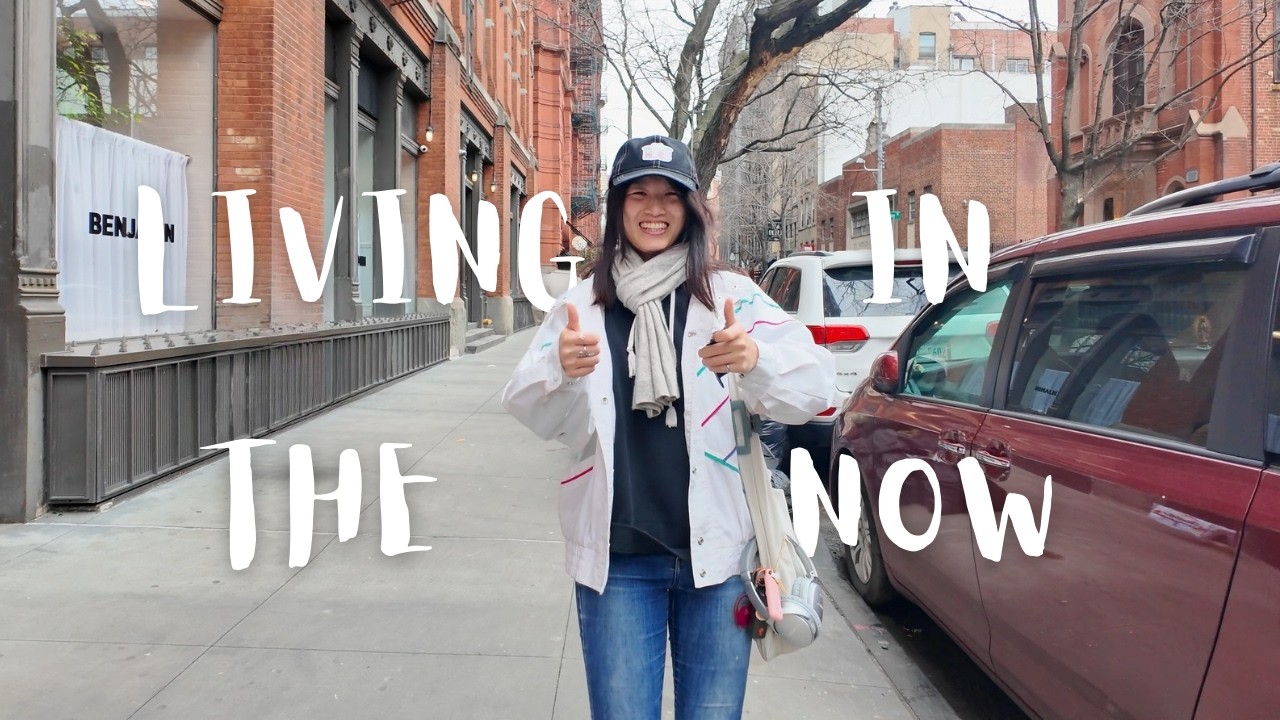 A day with no distractions | nyc food tour 𐙚 yarn vlog
