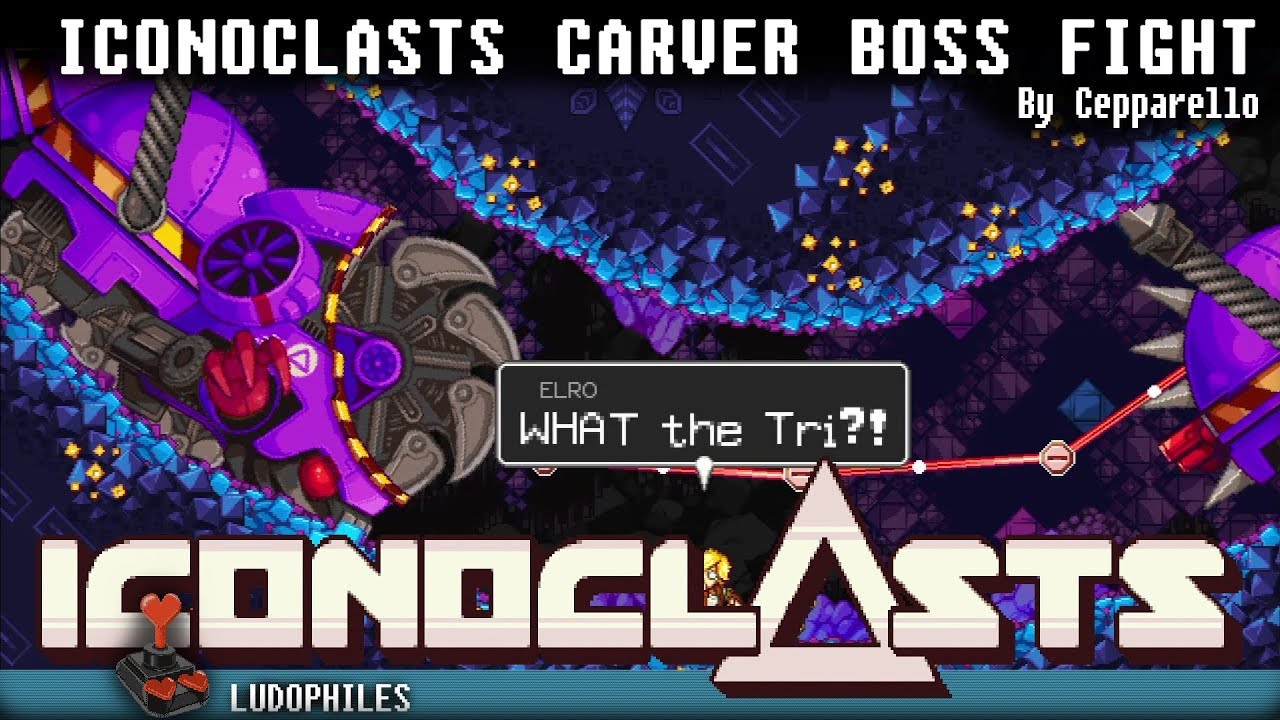 Iconoclasts Carver Boss Fight