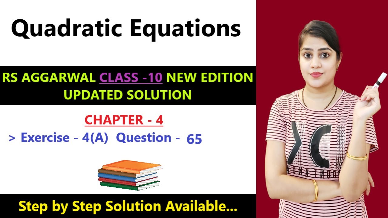 Ex 4a rs aggarwal class 10 q 65 | ex 4a q 65 | RS Aggarwal class 10 ex 4a q 65 page no 184