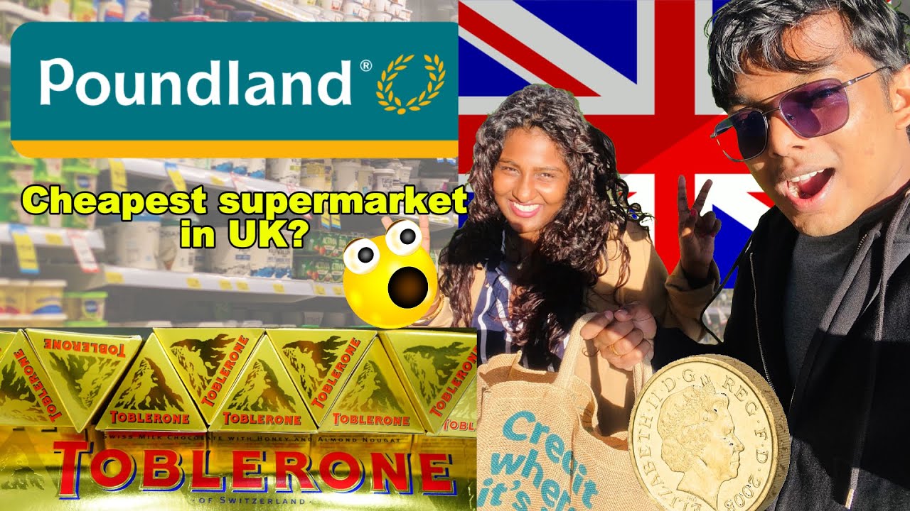 UK වල පවුම් කඩේ | UK POUNDLAND cheapest supermarket shopping in UK  | Sinhala Vlog VIBE IN LONDON |