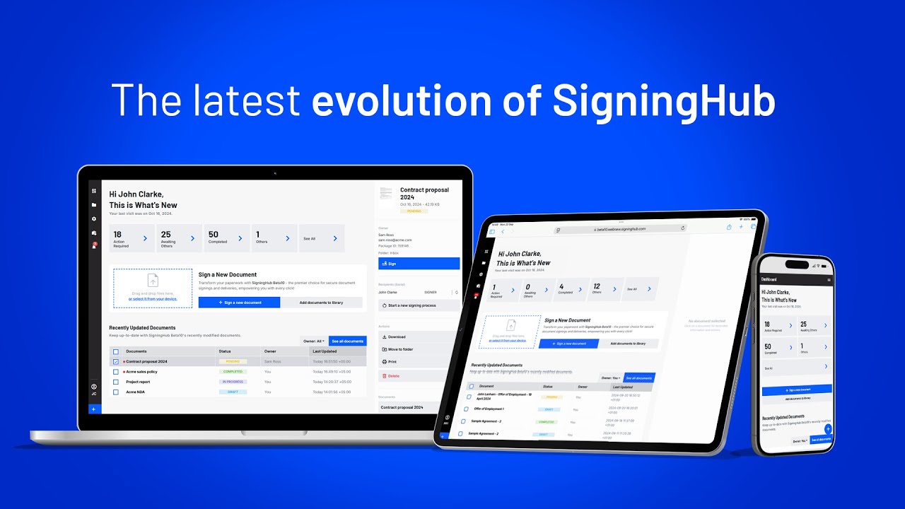 Unpacking the new evolution of SigningHub #AscertiaOn