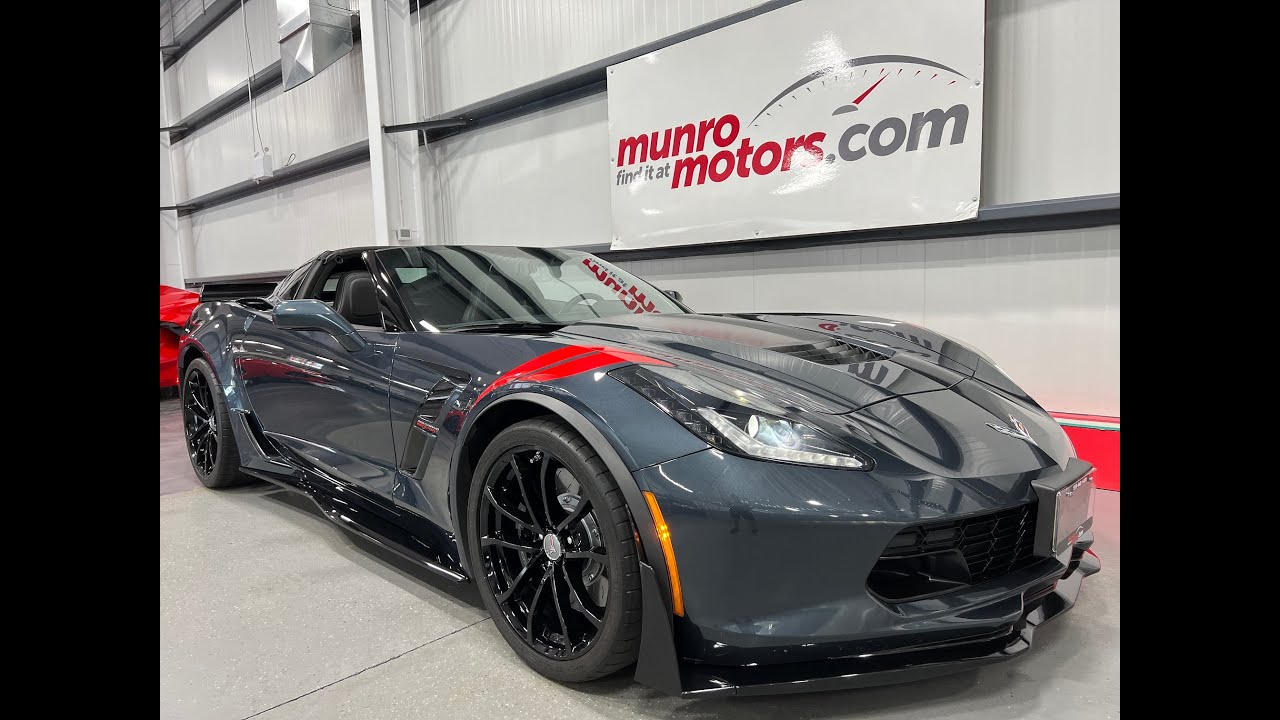 2019 SOLDSOLDSOLD Corvette Grand Sport Heritage Shadow Grey Glass Roof 7spd Man Grnd Effts 13k kms!