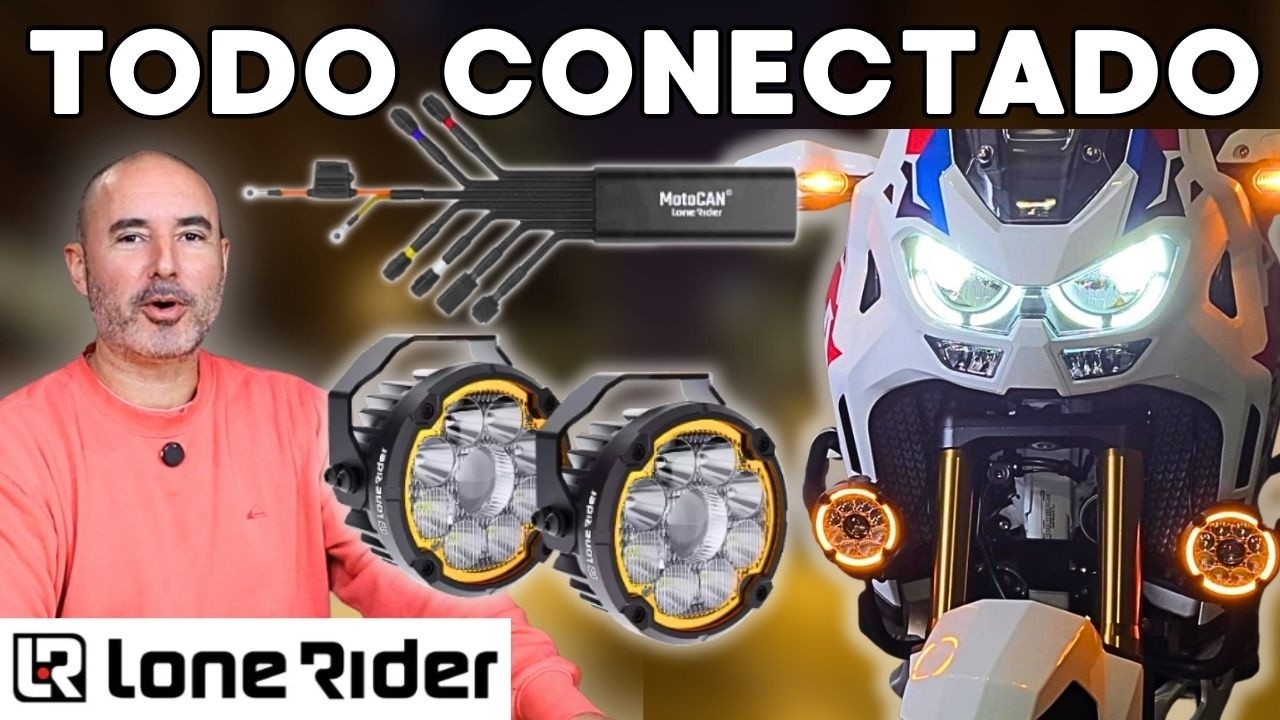 🔦 MotoCAN y MotoLights de Lone Rider | Cachivaches Luces largo alcance