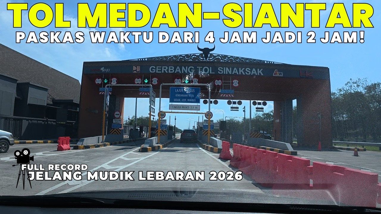 Medan–Siantar Cuma 2 Jam via Tol Trans Sumatera! | Kondisi Jalan Tol Medan–Siantar 2026