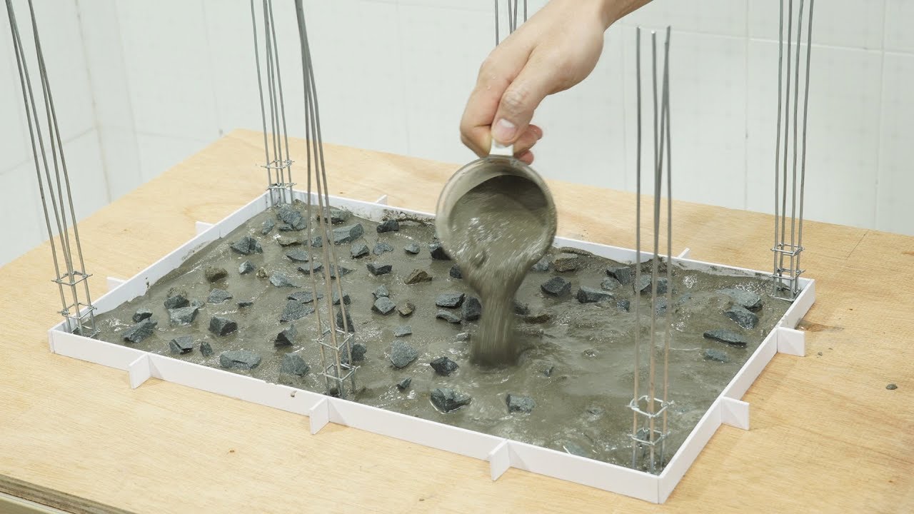 Bricklaying - Build a Mini Room Concrete (Foundation) - Part 1