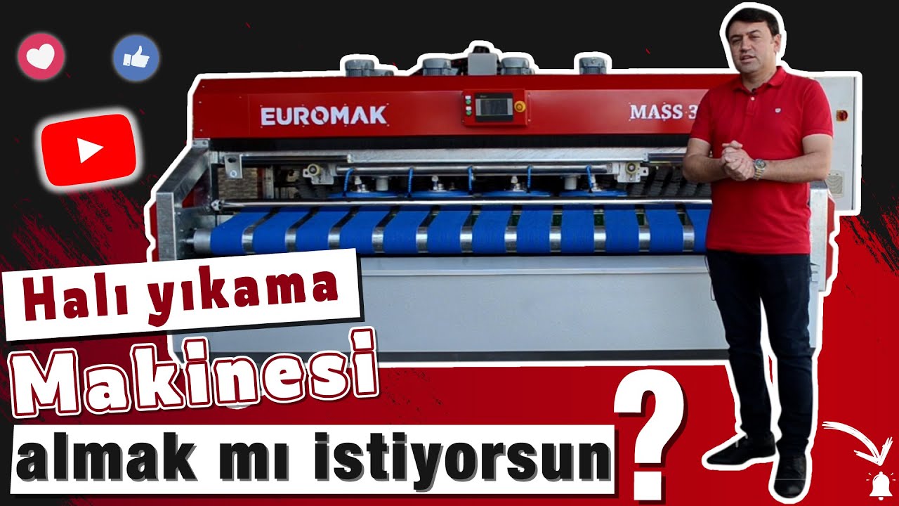 Halı yıkama Makinesi almak mı istiyorsun ? (MASS 3000)