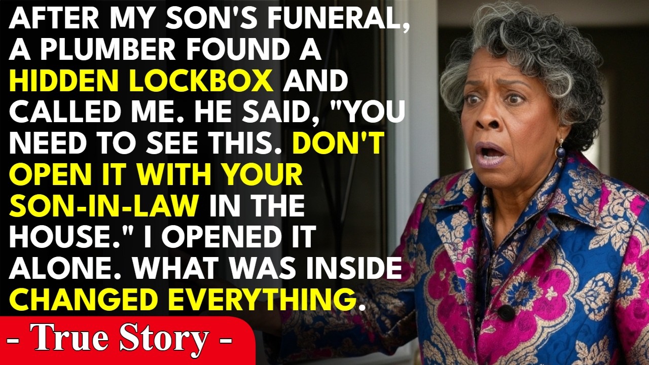 After My Son's Funeral, A Plumber Found Something in My Basement. 